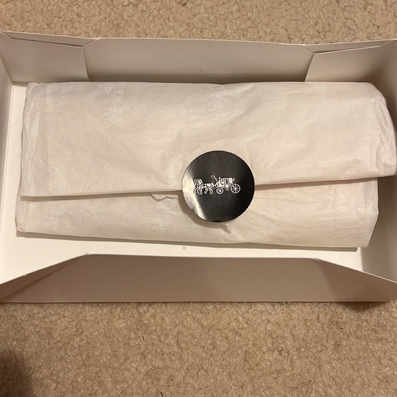 Coach Blue Long Wallet Purse - Picture 5 of 7